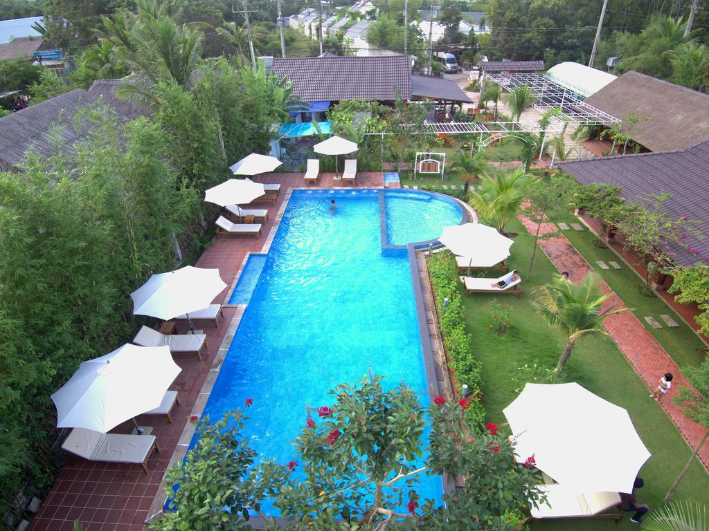 Front view of the hotel