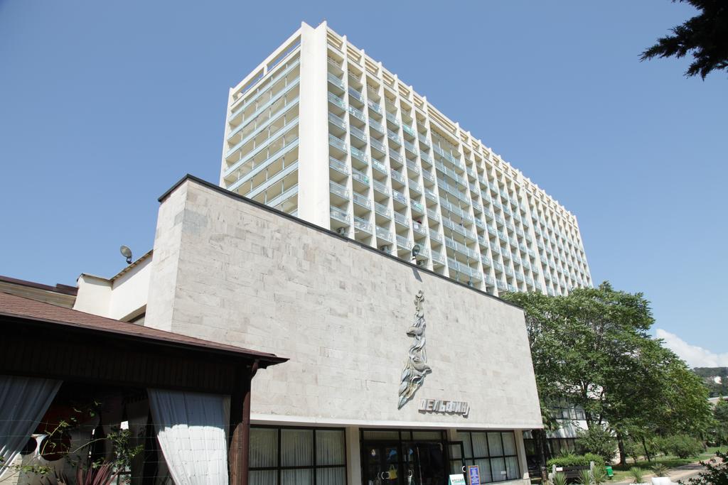 Front view of the hotel