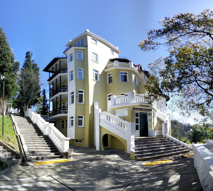 Front view of the hotel