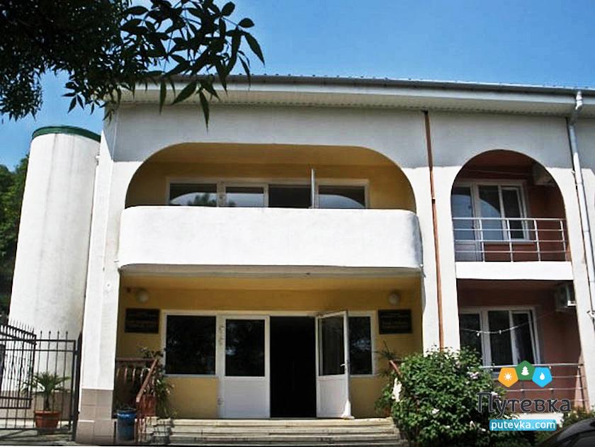 Front view of the hotel