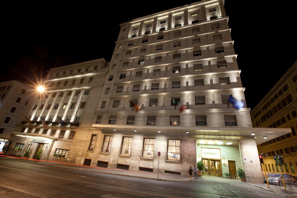 Front view of the hotel
