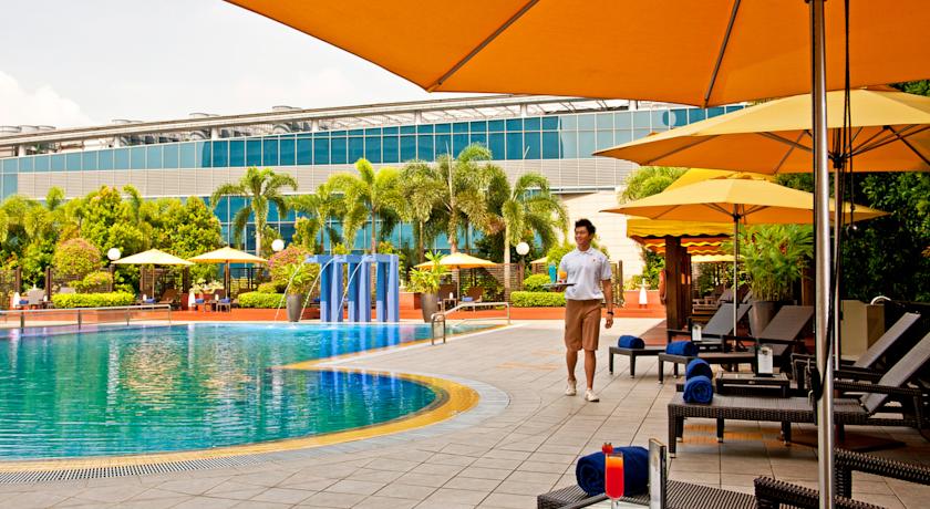 Front view of the hotel