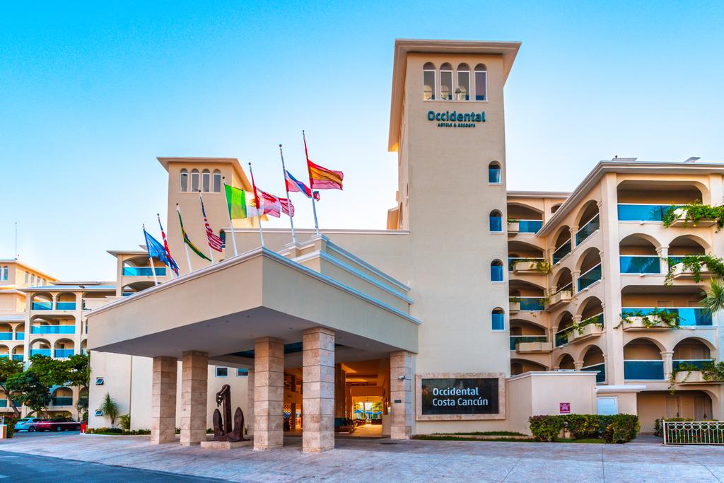 Front view of the hotel