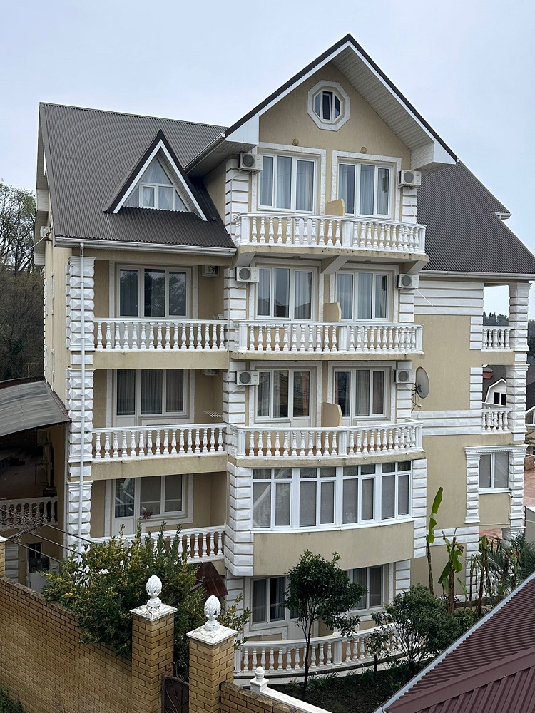 Front view of the hotel
