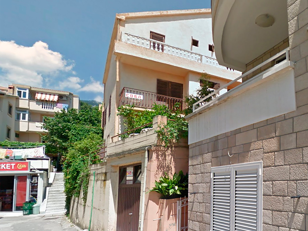 Front view of the hotel