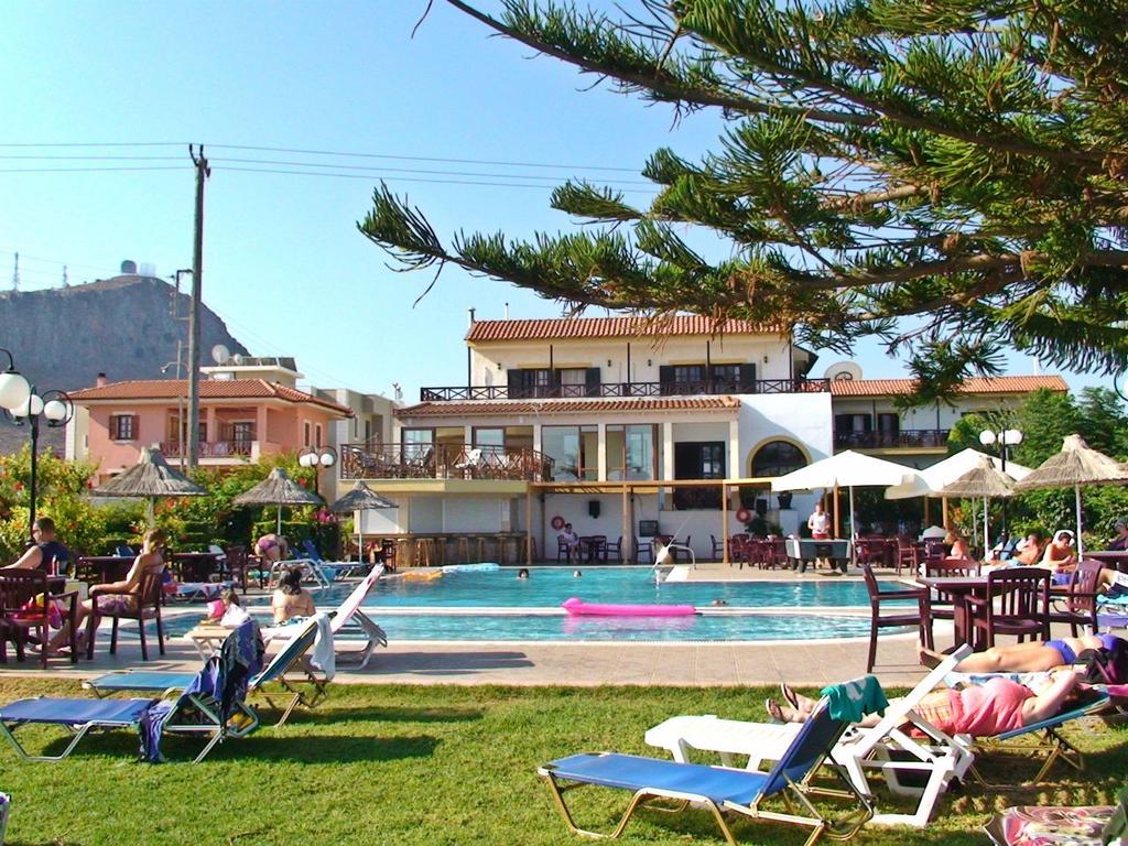 Front view of the hotel