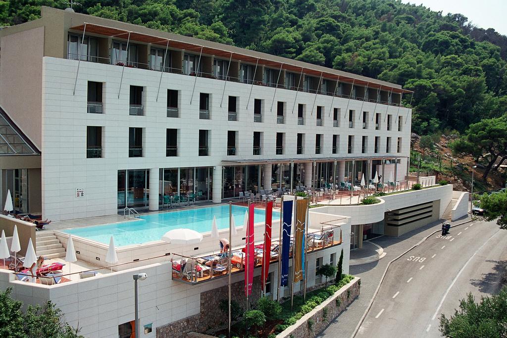 Front view of the hotel