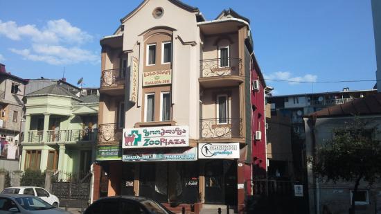 Front view of the hotel