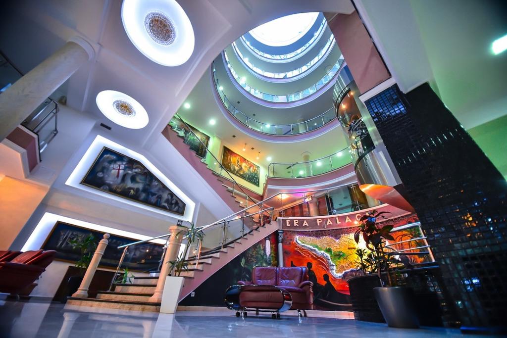 Front view of the hotel