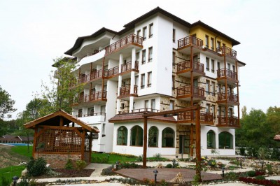 Front view of the hotel