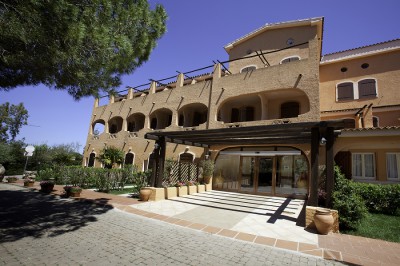 Front view of the hotel