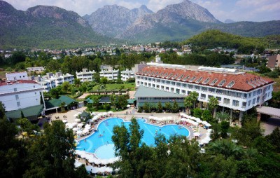 Front view of the hotel