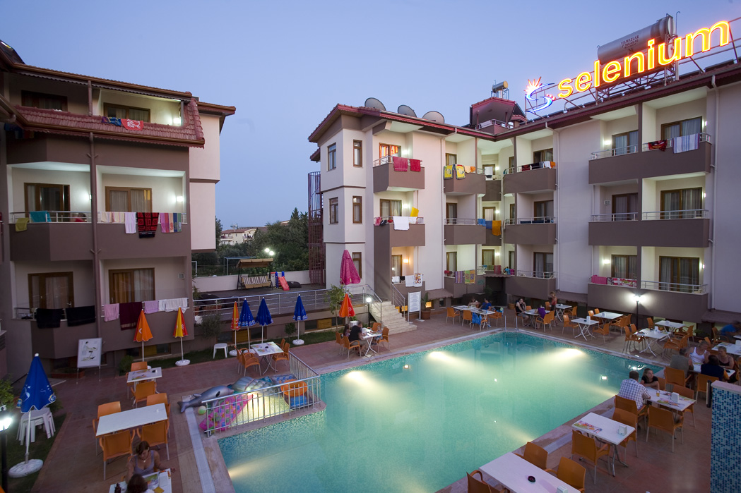 Front view of the hotel