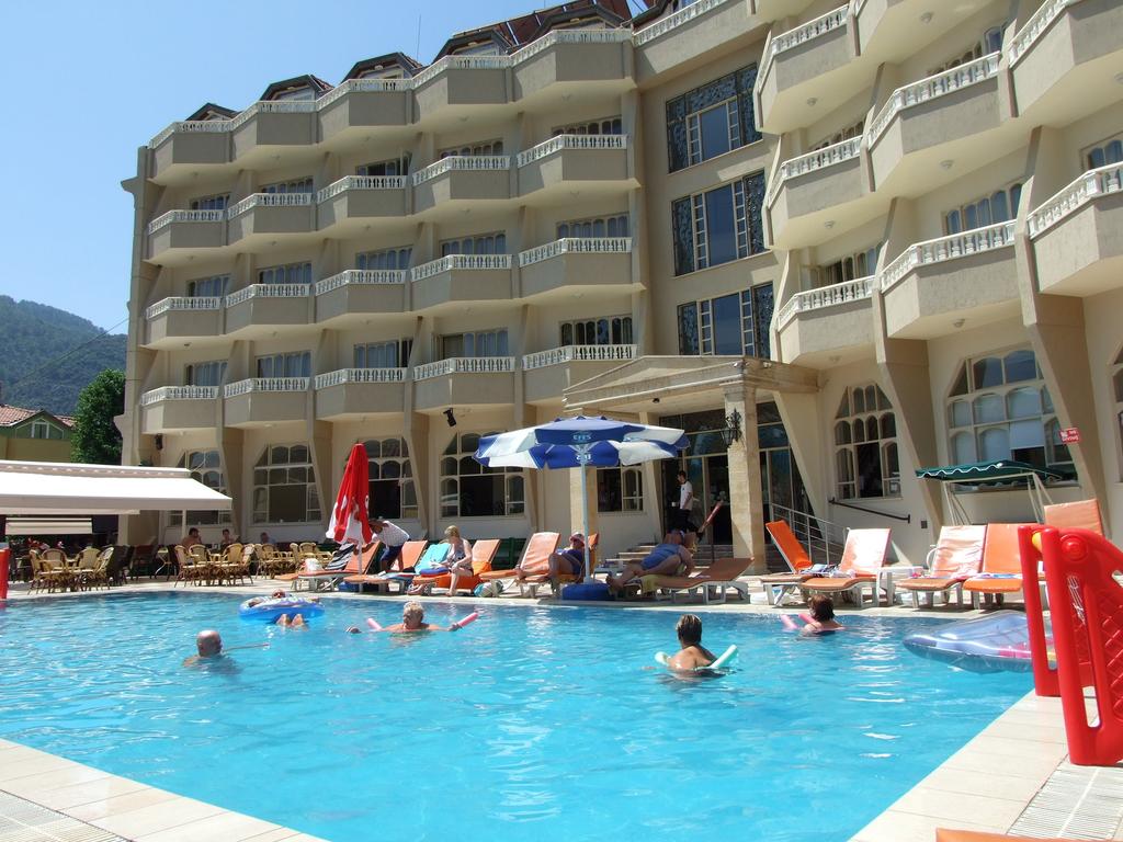 Front view of the hotel