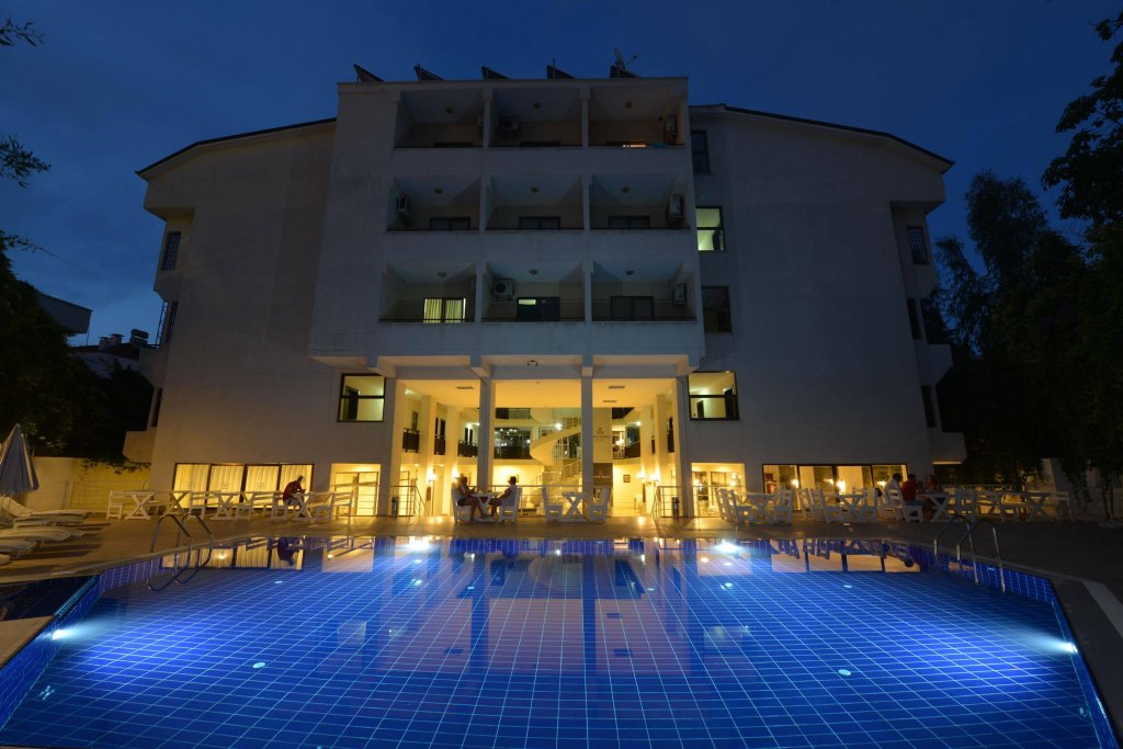 Front view of the hotel