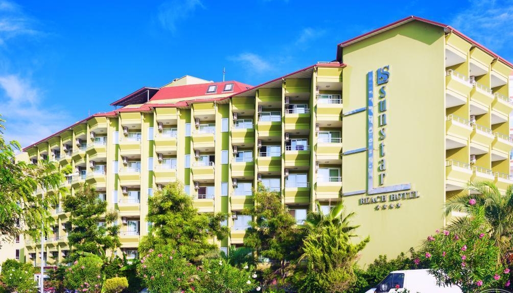 Front view of the hotel