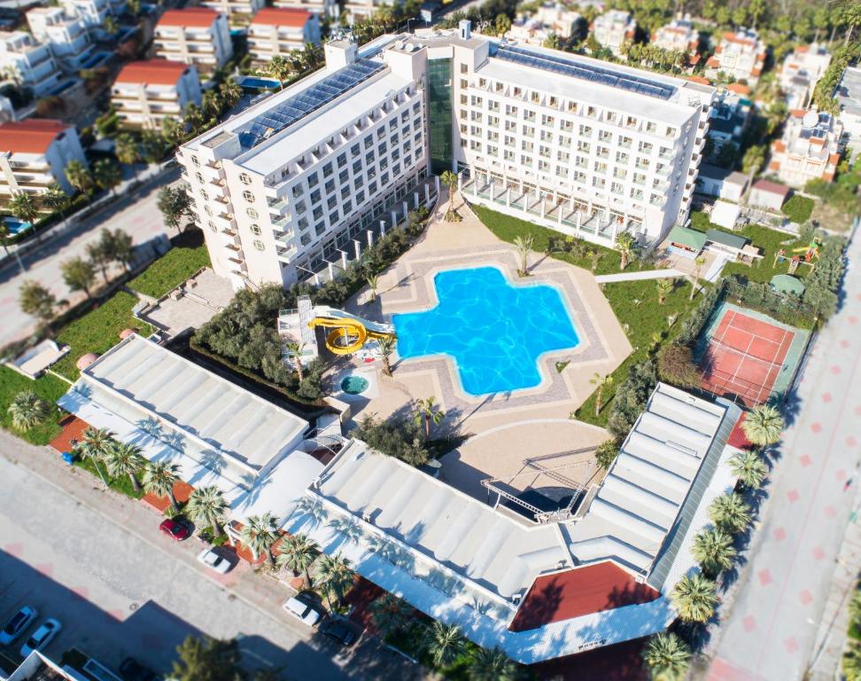 Front view of the hotel