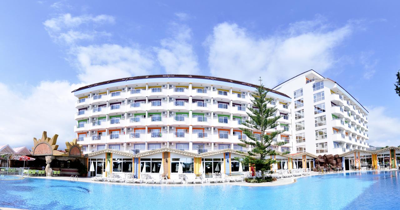 Front view of the hotel