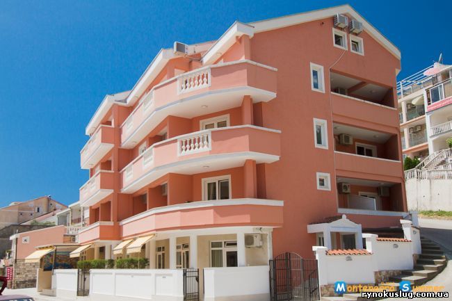 Front view of the hotel