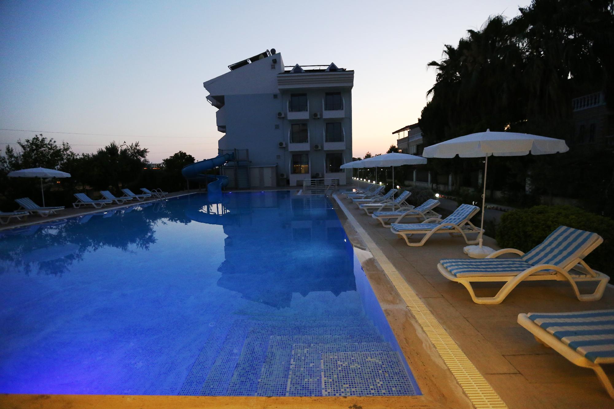 Front view of the hotel
