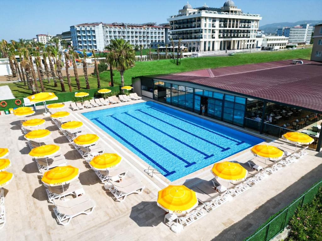 Front view of the hotel