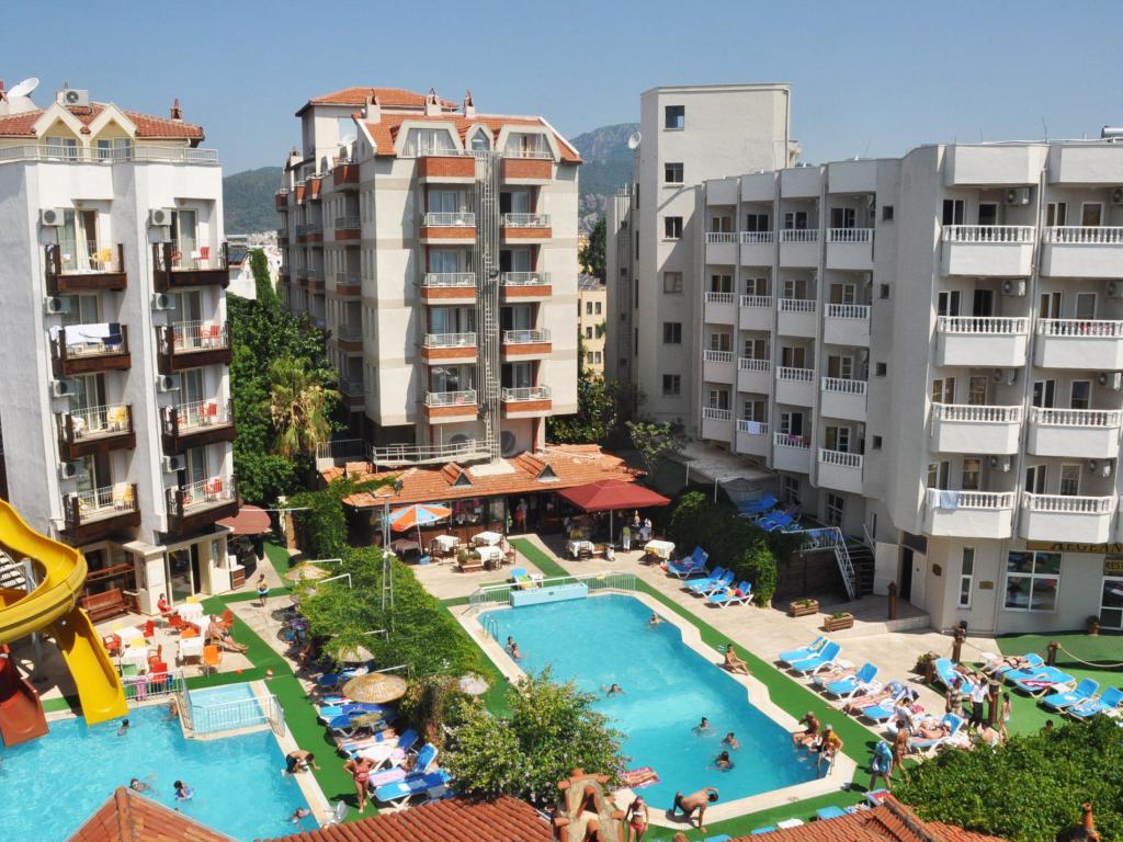 Front view of the hotel