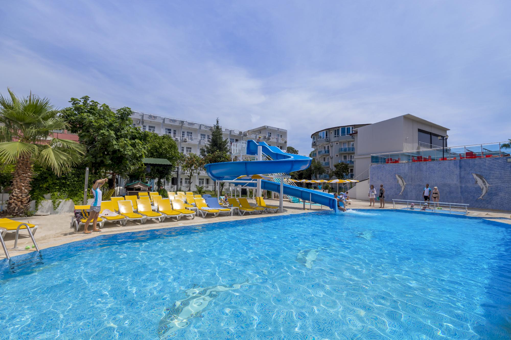 Front view of the hotel