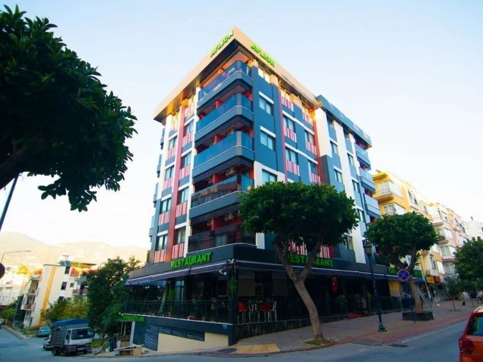 Front view of the hotel