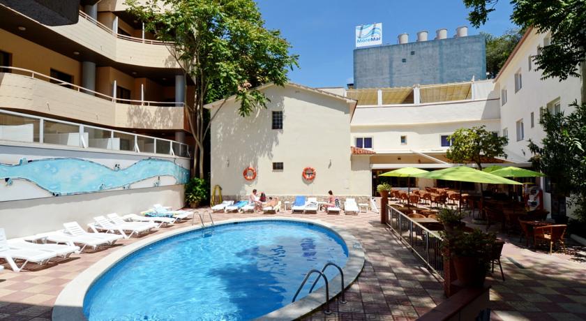 Front view of the hotel