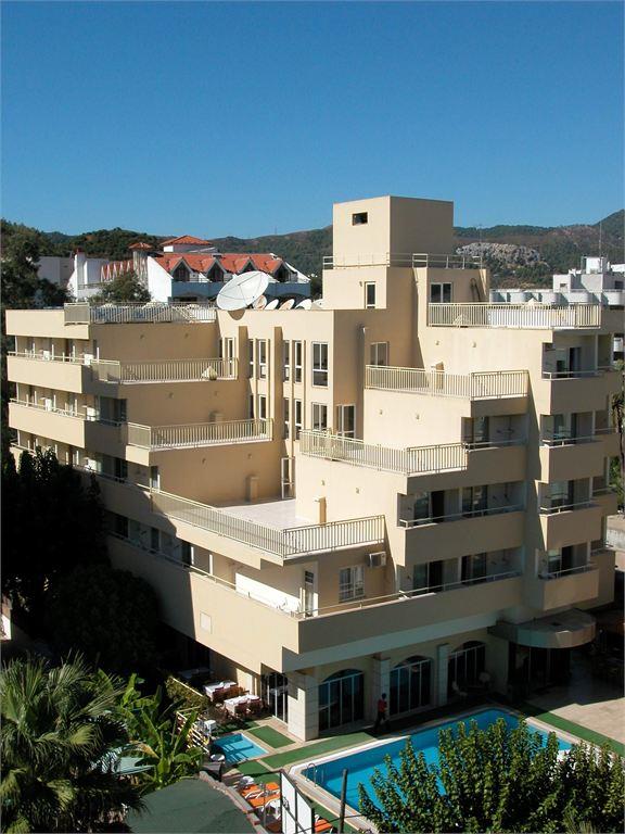 Front view of the hotel