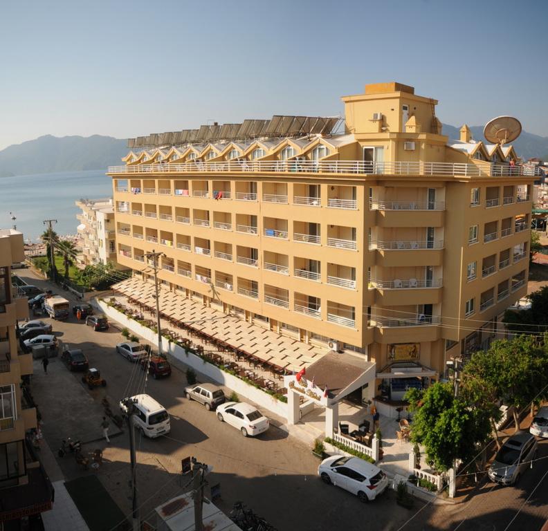 Front view of the hotel