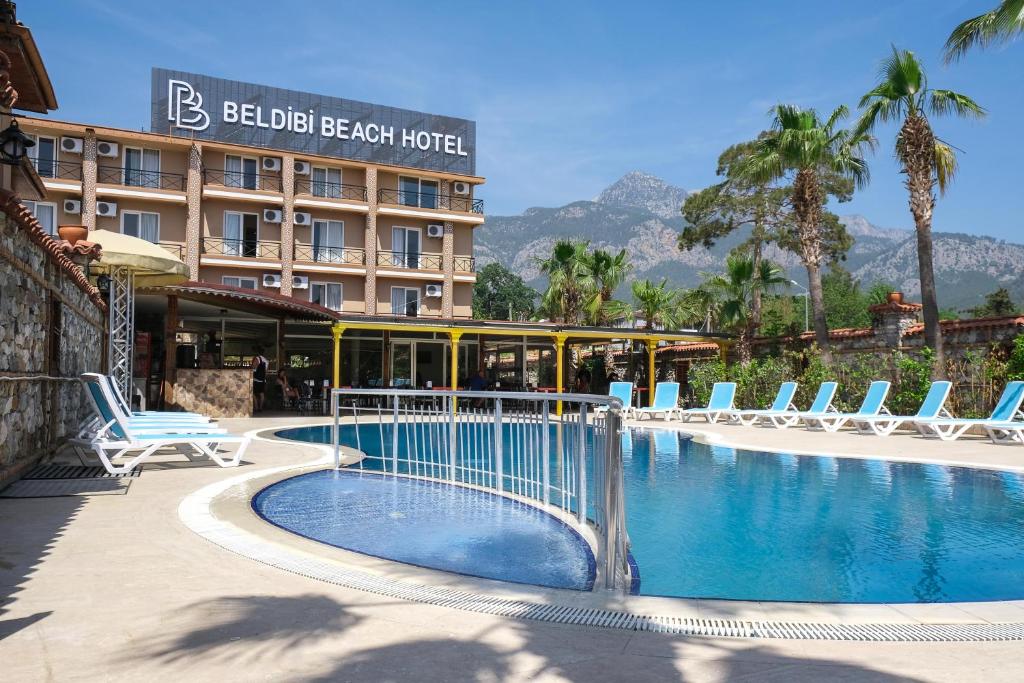 Front view of the hotel