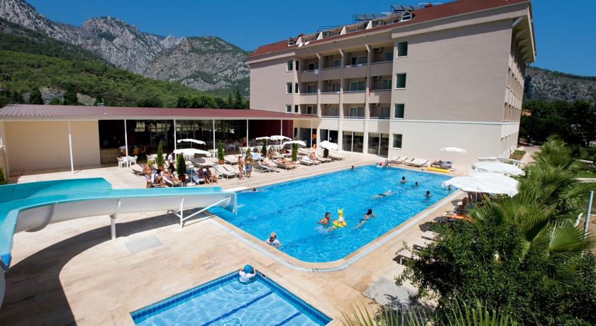 Front view of the hotel