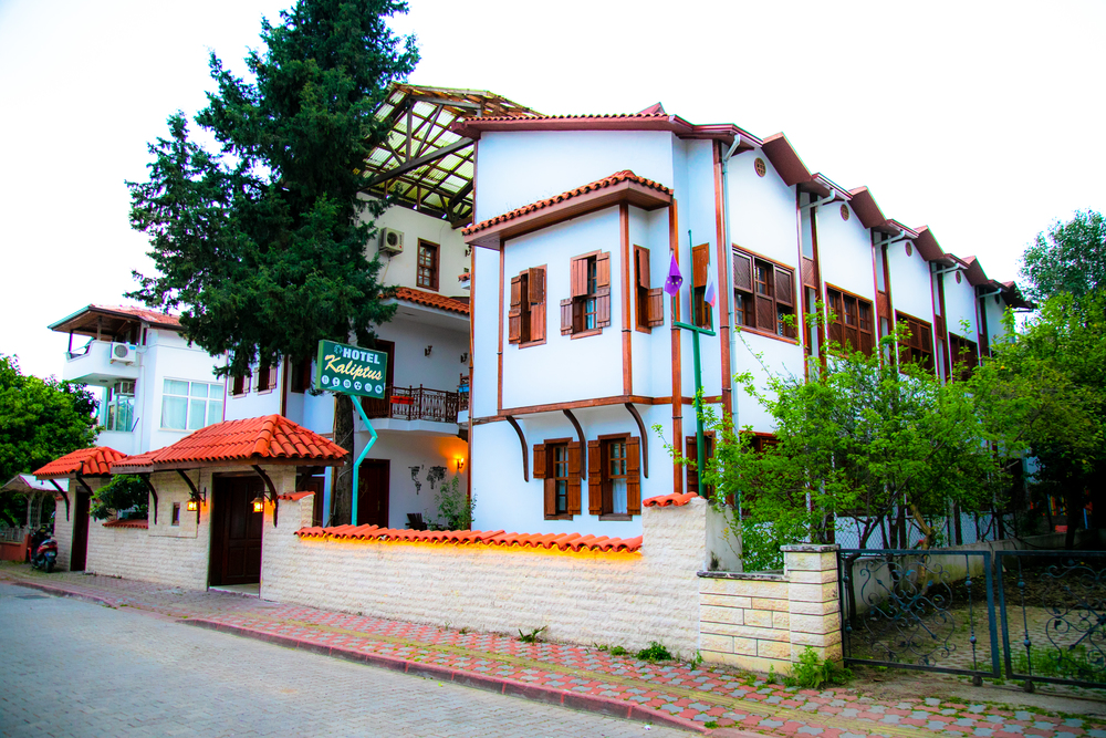 Front view of the hotel