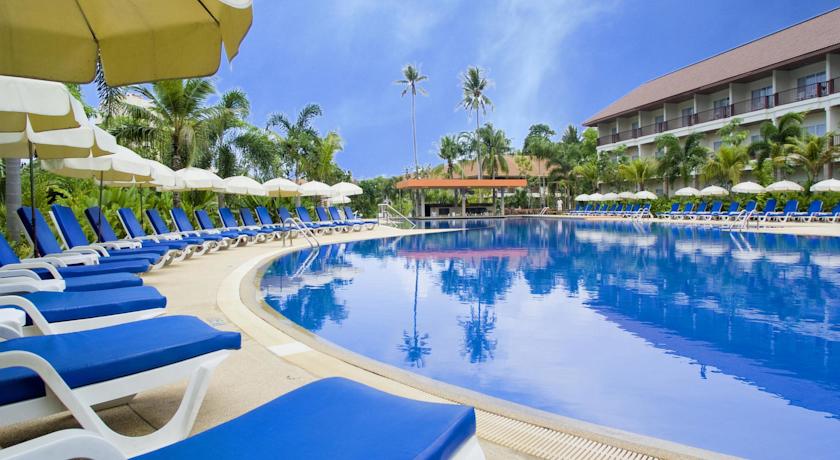 Front view of the hotel