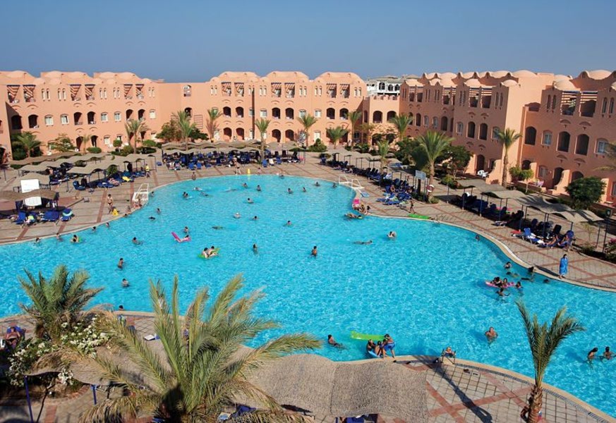 Front view of the hotel