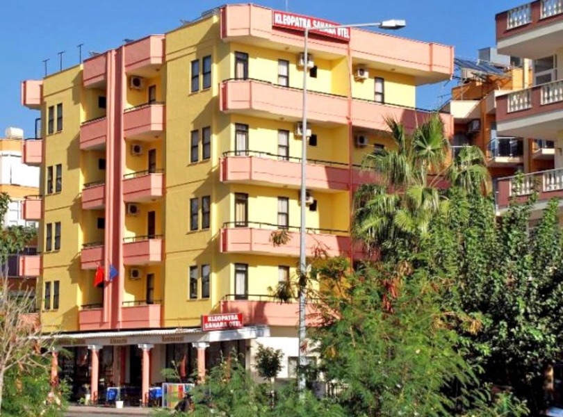 Front view of the hotel