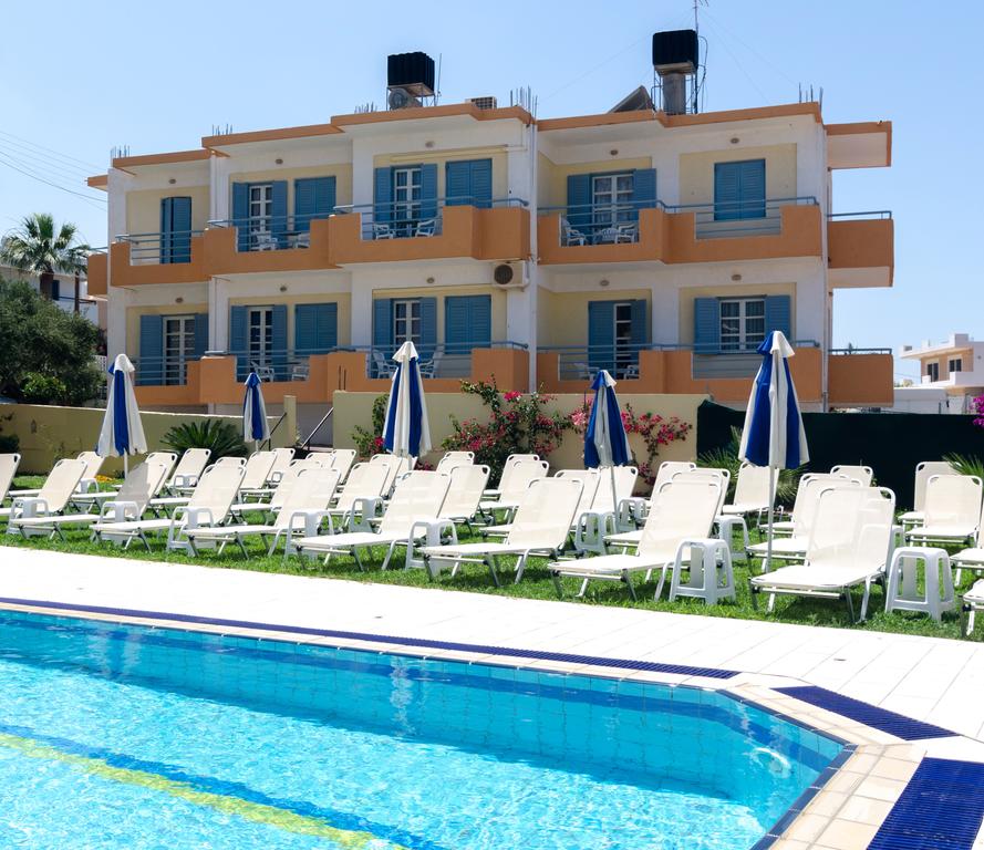 Front view of the hotel