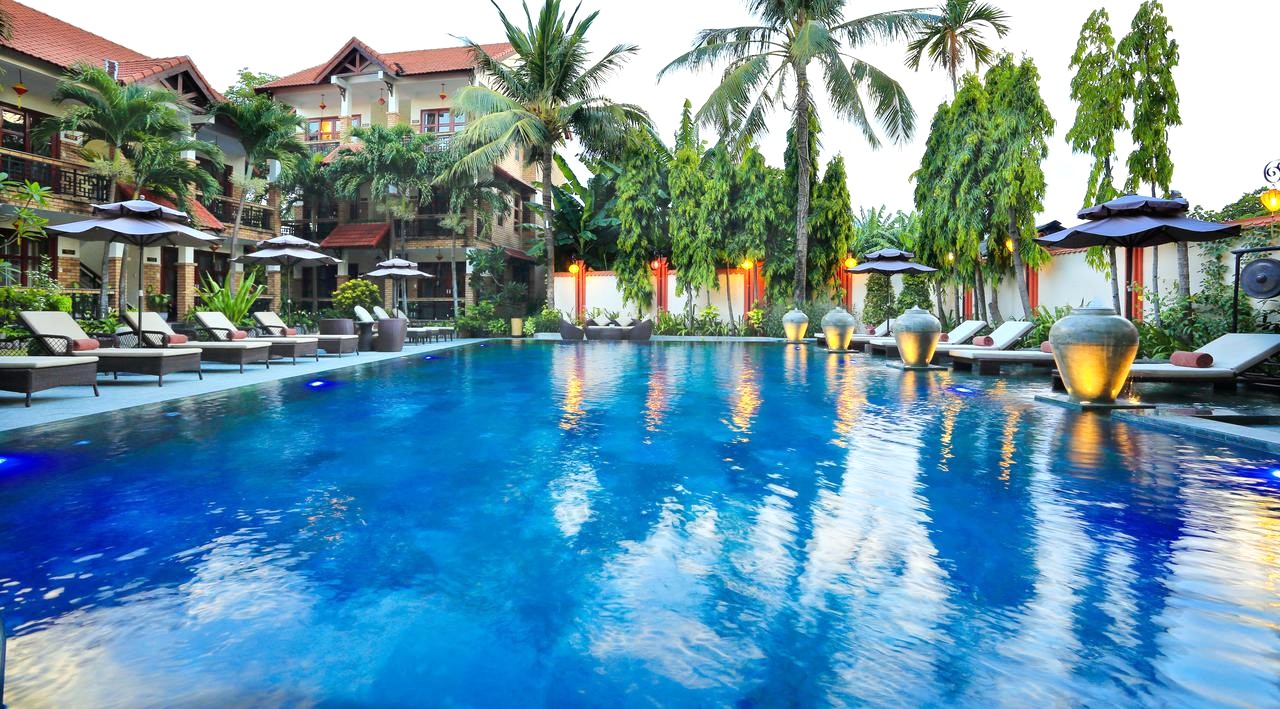 Front view of the hotel