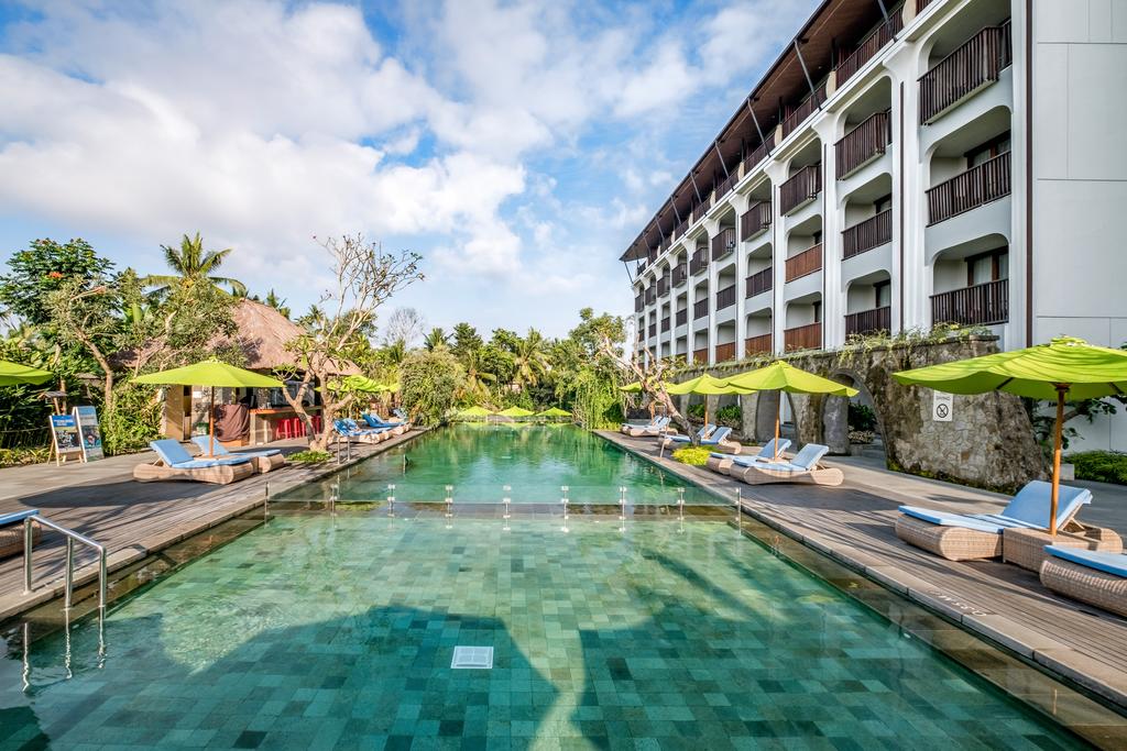 Front view of the hotel