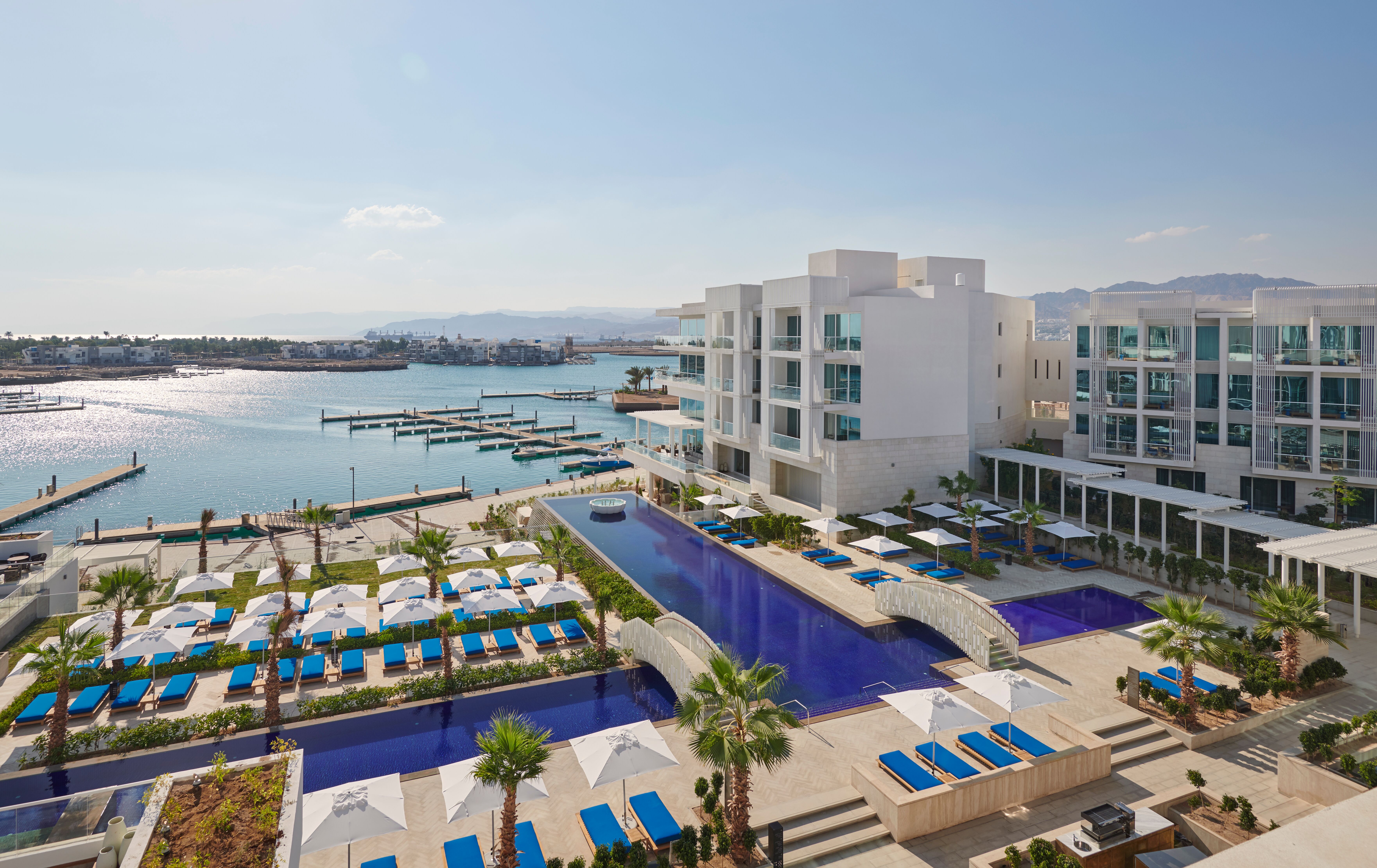 Front view of the hotel