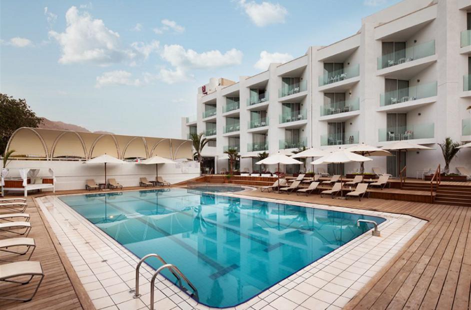 Front view of the hotel