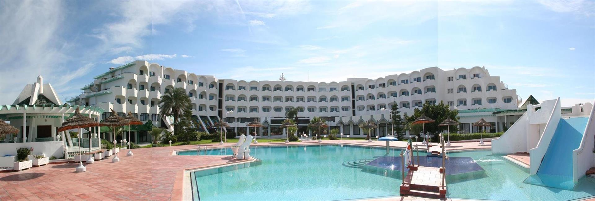 Front view of the hotel