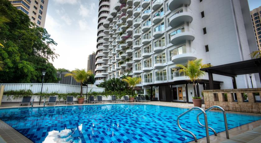 Front view of the hotel
