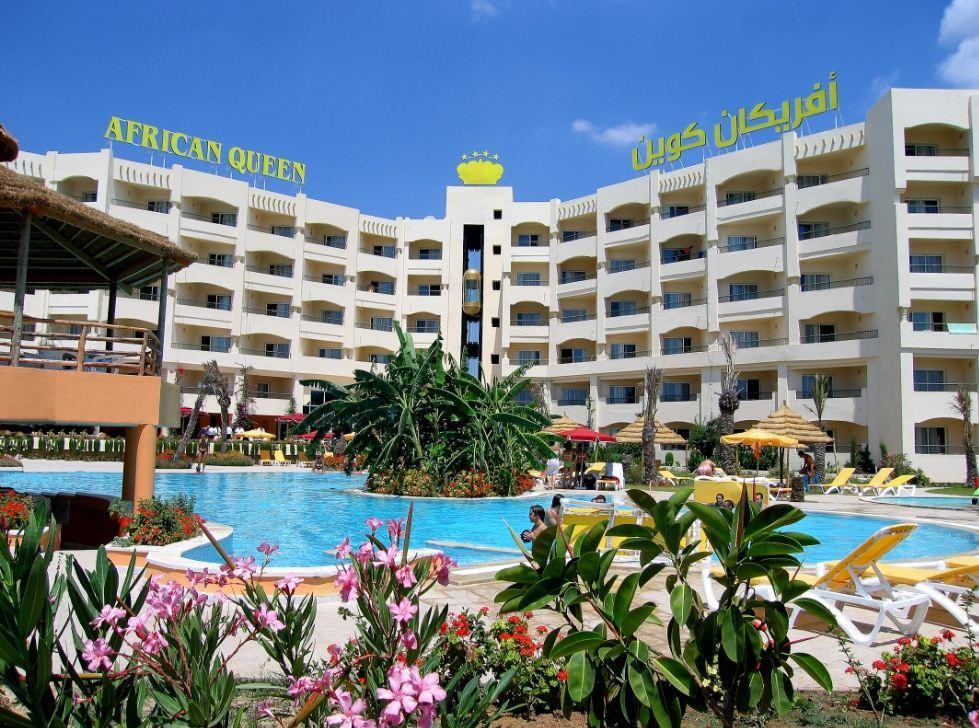 Front view of the hotel