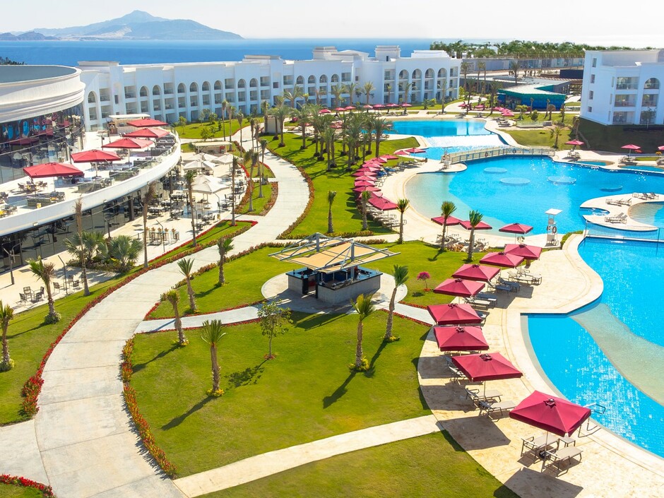 Front view of the hotel