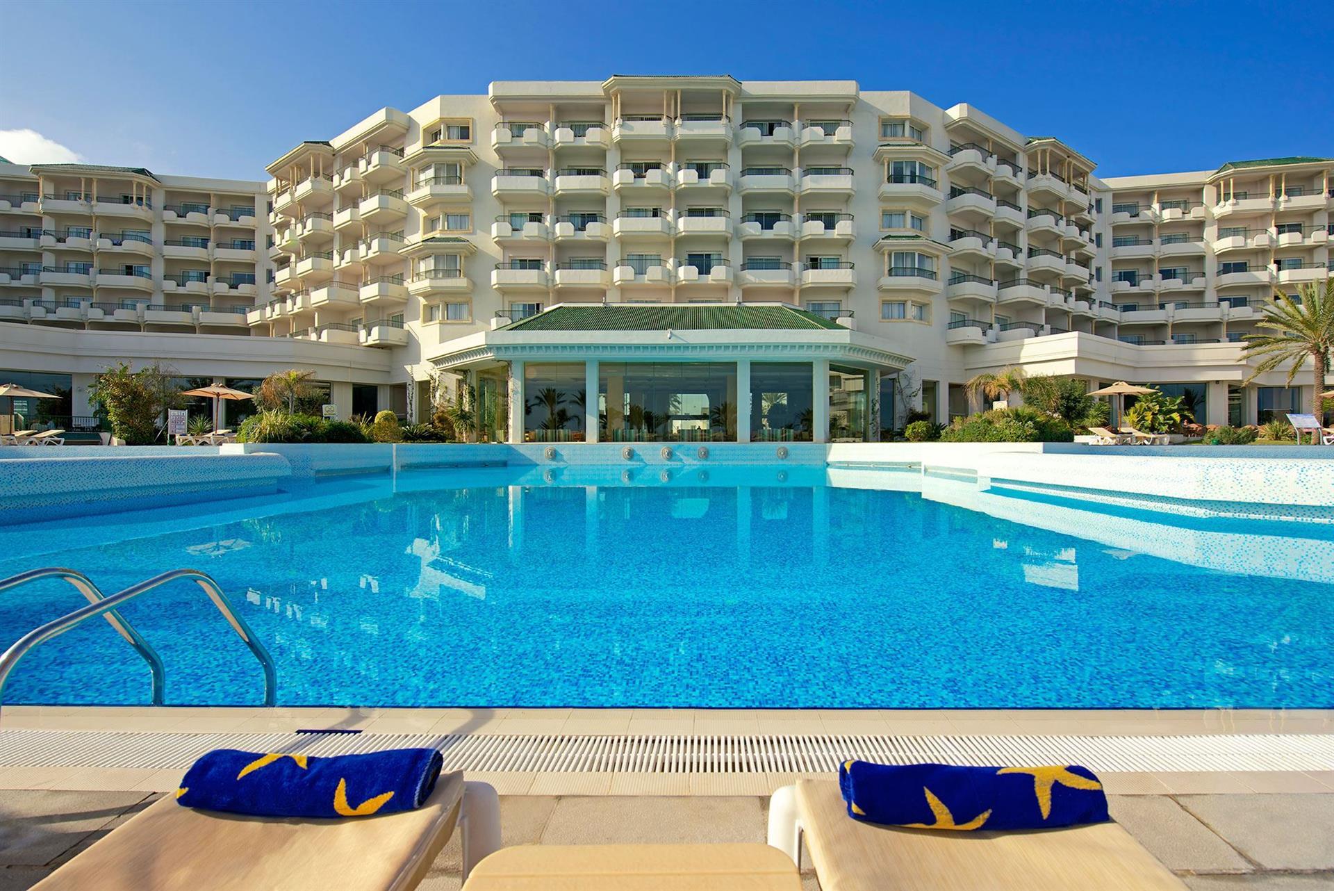 Front view of the hotel