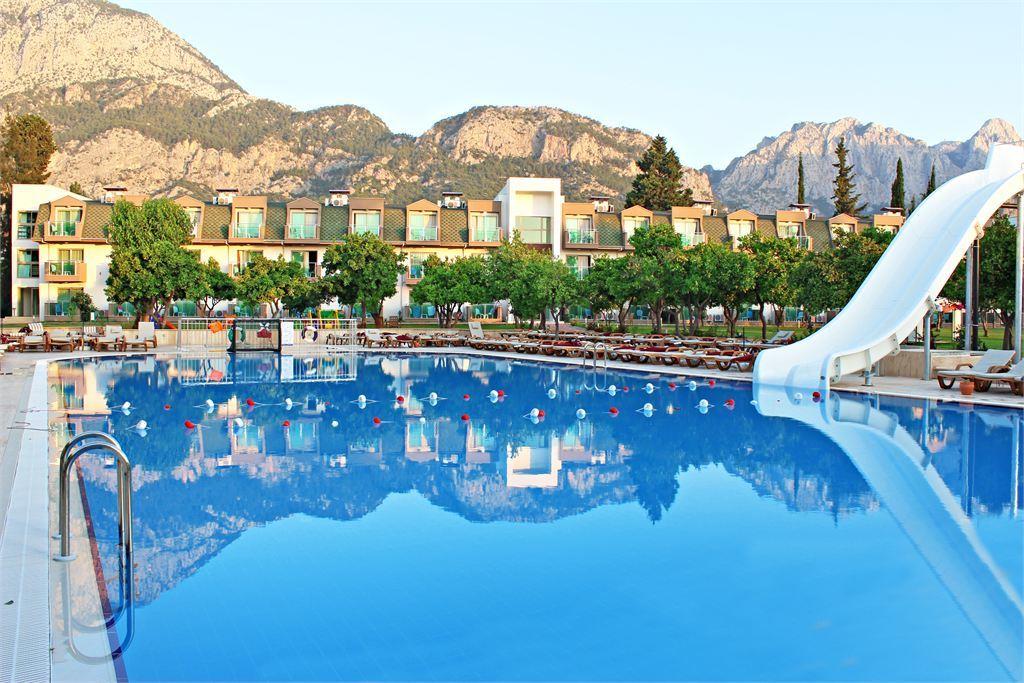 Front view of the hotel