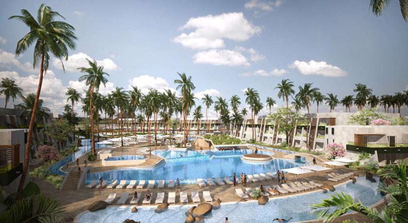 Front view of the hotel