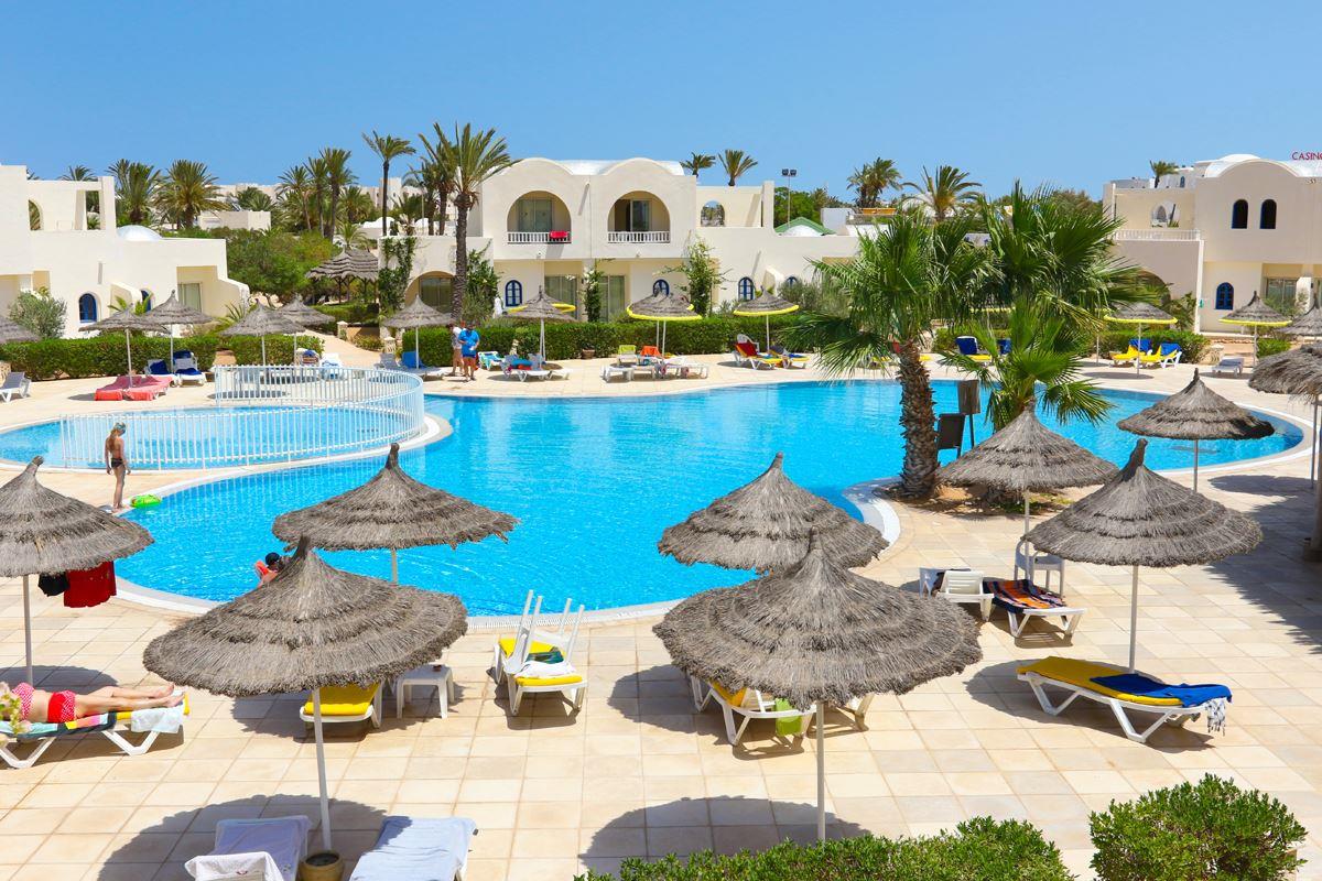 Front view of the hotel